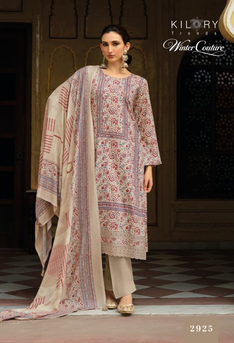 Winter Couture By Kilory Viscose Pashmina Dress Material